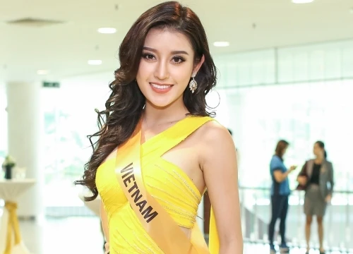 Á hậu Huyền My nổi bật trong buổi ra mắt dàn thí sinh Miss Grand International 2017