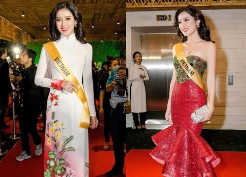 Dù áo dài hay dạ hội thì Á hậu Huyền My vẫn tỏa sáng như nữ thần tại Miss Grand International 2017