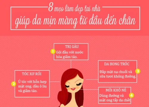 8 bí kíp bỏ túi giúp da mịn màng từ đầu đến chân