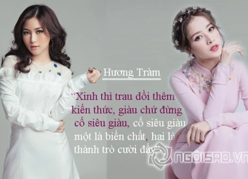 Hương Tràm từng rất nhiều lần phát ngôn gây sốc