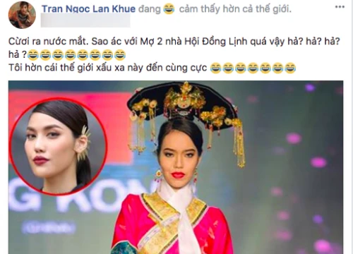 Lan Khuê 'cười ra nước mắt' khi bị so sánh với 'phiên bản lỗi' tại Miss Grand International 2017