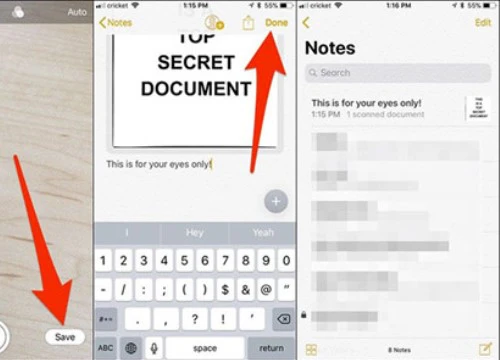 Cách quét tài liệu bằng ứng dụng Notes trên iPhone