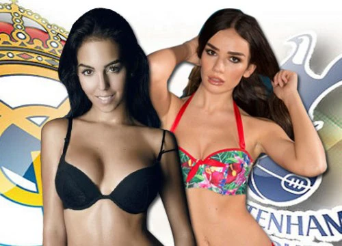 Đọ WAGs Real vs Tottenham: Khách lấn chủ