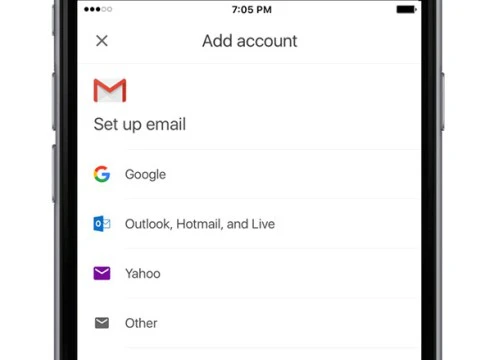 Gmail trên iOS thử nghiệm làm việc với email bên thứ ba