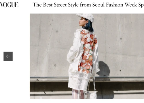 Mới ngày đầu tiên dự Seoul Fashion Week, Phí Phương Anh cùng "Em Hoa" đã lên ngay Vogue Mỹ và Pháp