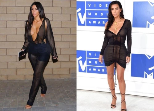 Những kiểu mặc giúp Kim Kardashian khoe ba vòng