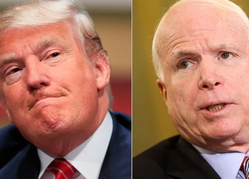 Tổng thống Trump "đấu khẩu" với Thượng nghị sĩ McCain