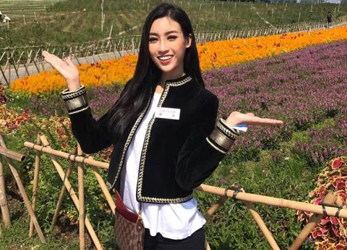 Hành động đẹp Đỗ Mỹ Linh được lòng ở Miss World giữa ồn ào Huyền My