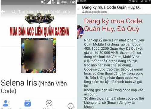 Liên Quân Mobile: Các page giả mạo fanpage chính thức nở rộ, người chơi bị lừa ngày càng nhiều