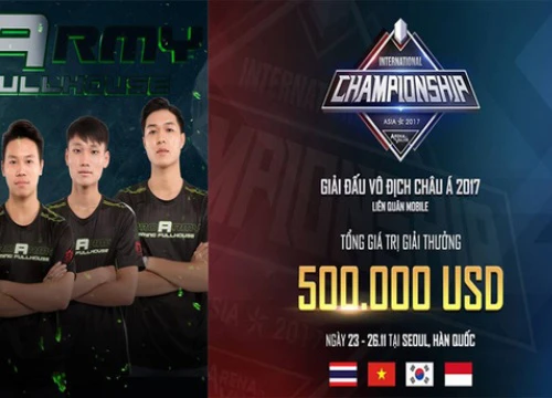 Liên Quân Mobile: ProArmy giành vé tham dự giải đấu có tổng giá trị giải thưởng lên tới 500.000 USD