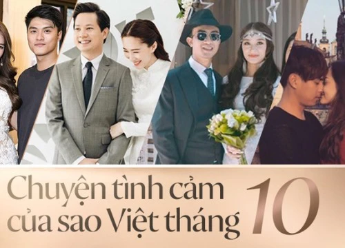 Vbiz muôn màu tháng 10: 2 cặp chia tay, 2 đôi về chung nhà