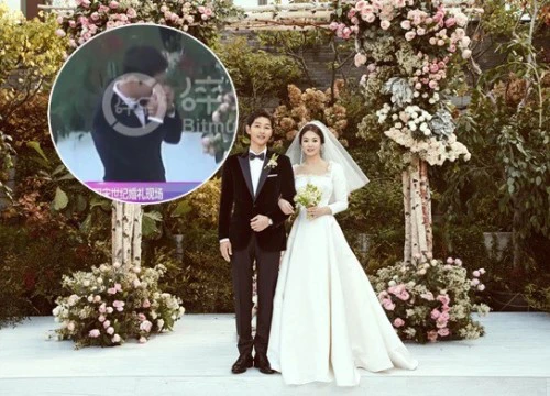 Lý do thật sự khiến Song Joong Ki khóc trong hôn lễ - Điều bố chú rể nói với Song Hye Kyo lần đầu được hé lộ