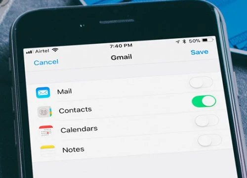 Thủ thuật iOS 11: Đồng bộ hóa danh bạ Gmail trên iPhone và iPad