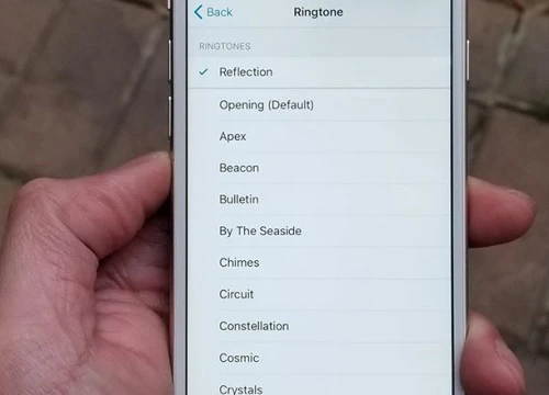 Cách tải nhạc chuông Reflection độc quyền iPhone X cho iPhone cũ