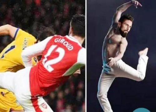 Giroud ghi siêu phẩm nhờ học... múa đương đại