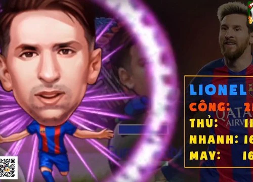 Messi dẫn đầu top ghi bàn 2017, nhanh tay sở hữu ngay Messi trong đội hình Gunny Mobi