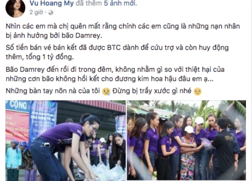 Hoàng My gây sốc với phát ngôn bão số 12 chẳng nhằm gì với những cơn bão không hồi kết cho đương kim Hoa hậu