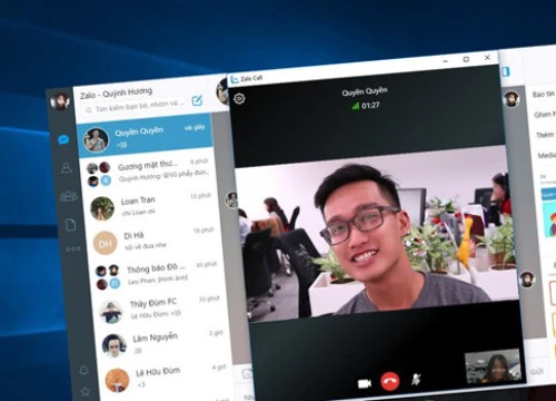 Zalo cho người dùng gọi video trên PC, laptop
