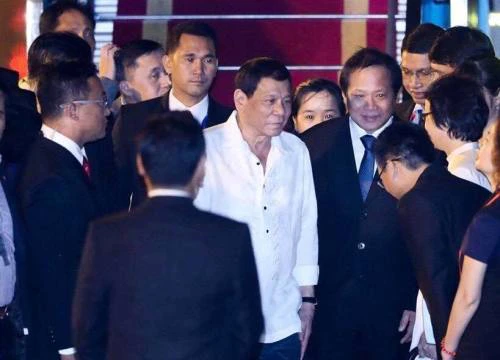 Tổng thống Philippines Duterte giản dị ở Đà Nẵng