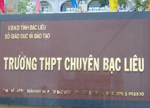 Bạc Liêu: Hàng loạt hiệu trưởng bị kiểm điểm