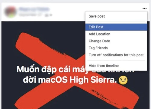 NÓNG: Hàng loạt tài khoản Facebook không thể xóa status cũ