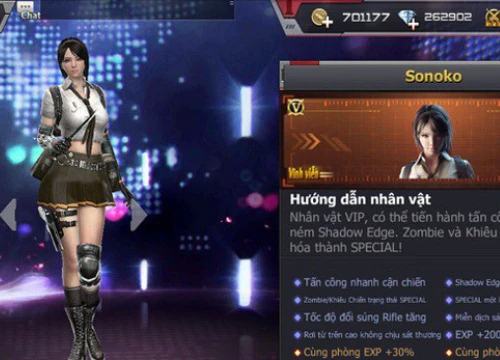 SONOKO và vô số vũ khí VIP đổ bộ chiến trường CrossFire Legends