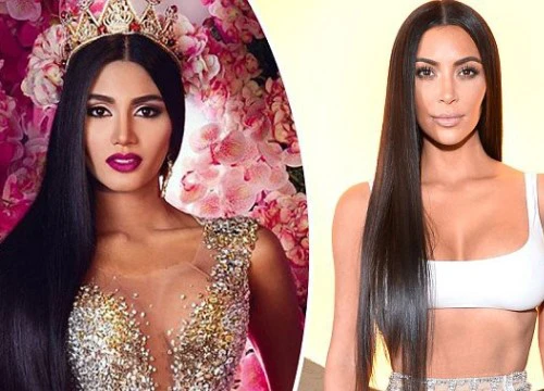 Tân Hoa hậu Venezuela bỗng được chú ý vì sở hữu nhan sắc giống hệt Kim Kardashian