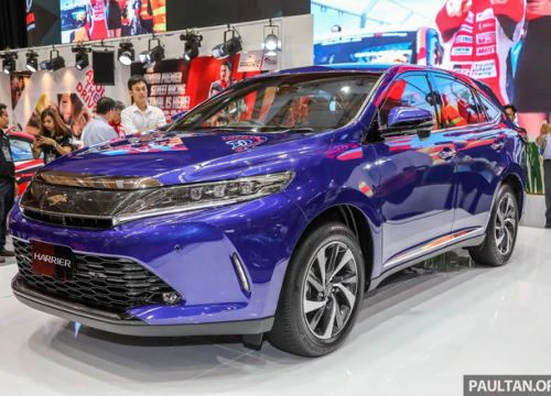 Toyota Harrier 2018 có giá từ 1,28 tỷ đồng