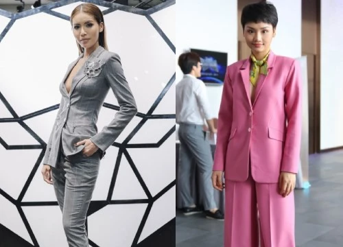 Cùng diện mốt suits không nội y, Minh Tú đẳng cấp vời vợi, Miu Lê hoá 'bà nội'