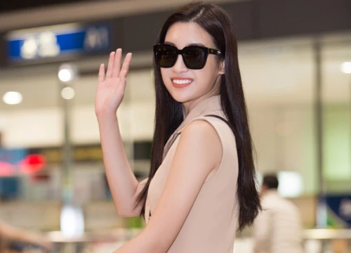 Đỗ Mỹ Linh về nước sau khi đoạt giải 'Người đẹp nhân ái' ở Miss World