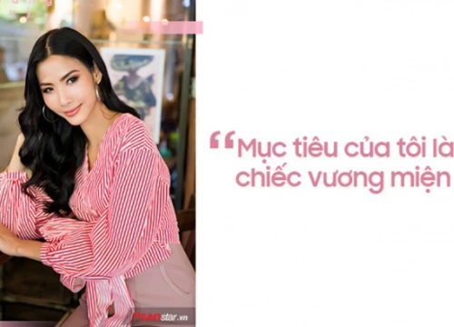 Hoàng Thuỳ: &#8220;Tôi sẽ rất sốc nếu không đạt vương miện hoa hậu&#8221;