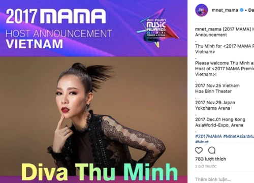 Không phải Ái Phương, đây mới là nghệ sĩ được MAMA 2017 chính thức chọn làm "chủ xị" tại Việt Nam