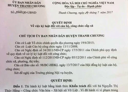 Lồng ghép 11 người vào hộ nghèo, một cán bộ bị kỷ luật