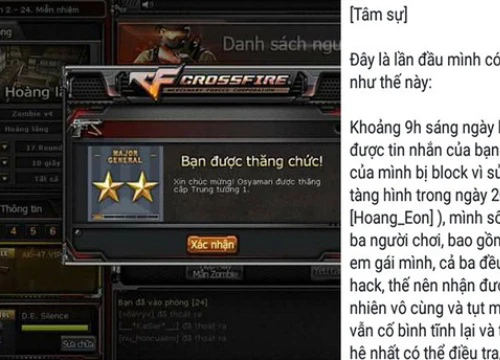 Người chơi và Game Master Đột Kích cần đề cao cảnh giác trước thủ đoạn tố cáo bẩn