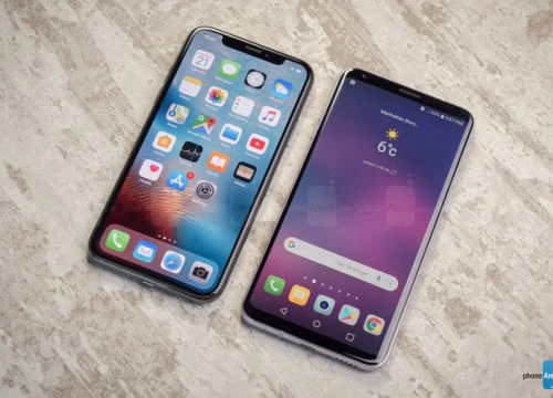 So sánh iPhone X và LG V30: So đôi đũa lệch