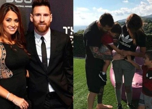 Vợ đăng ảnh bầu bí, Messi sắp đón thành viên mới