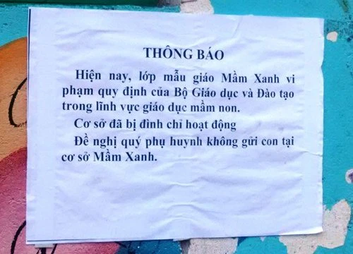 Chủ cơ sở Mầm Xanh là người khéo che đậy bản tính bạo lực