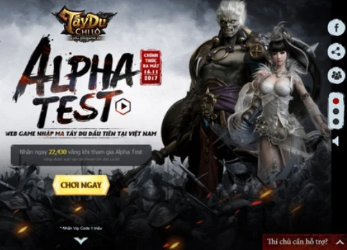 Game mới Tây Du Chi Lộ mở cửa Alpha Test tại Việt Nam trong ngày 14/11