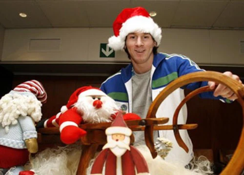 Messi đưa gia đình sang Phần Lan gặp ông già Noel