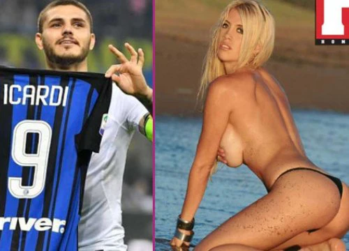 Say đắm cặp tuyết lê căng mọng của vợ Icardi