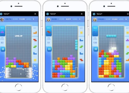 Người dùng Facebook Messenger đã có thể chơi game 'xếp gạch'