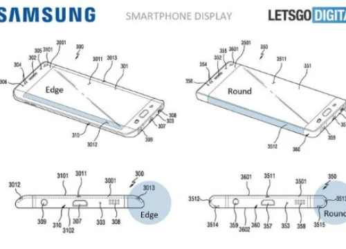 Samsung đăng ký bản quyền smartphone màn hình cong kiểu mới