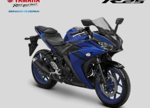 Yamaha YZF-R25 bản cập nhật lên kệ, giá 89,3 triệu đồng