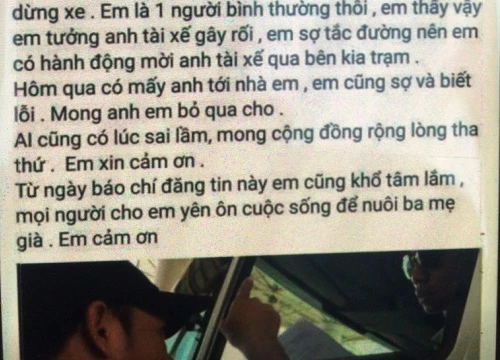 Vụ trạm BOT Cai Lậy: Người hù dọa tài xế xin mọi người tha lỗi?