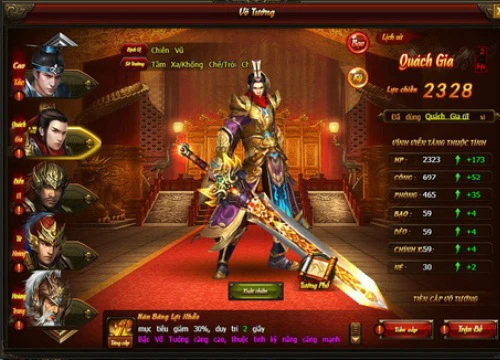 Đồng hành trong Võ Thần PK khiến game thủ cảm thấy mình là "Ông Hoàng" thực sự