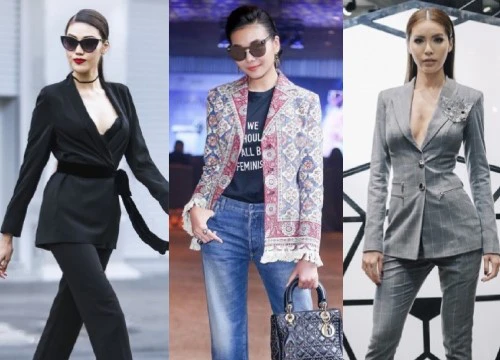 Cách diện menswear của 'trùm vest' Thanh Hằng, Minh Tú đang được mỹ nhân Vbiz ứng dụng mạnh mẽ