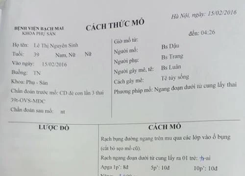 Làm rõ vụ bác sĩ BV Bạch Mai đã triệt sản nhưng bệnh nhân vẫn có thai