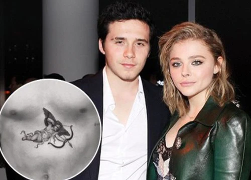 Tái hợp Chloe Moretz, Brooklyn Beckham tậu hẳn hình xăm to nhất để bày tỏ tình yêu