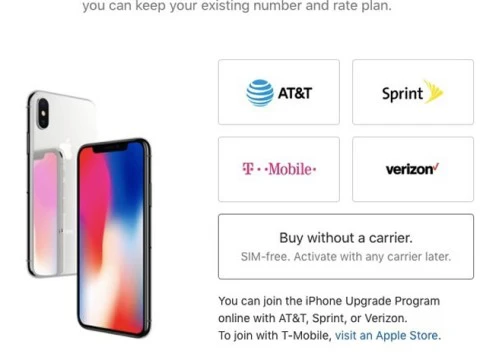 Apple tung iPhone X đã mở khóa, có thể đặt mua online