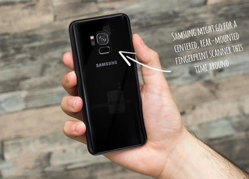 Ứng dụng Health mới cho thấy Galaxy S9 có vị trí máy quét vân tay mới